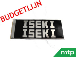 Iseki Motorhaubenaufkleber