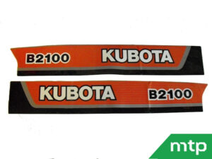 Motorhaubenaufkleber Kubota B2100