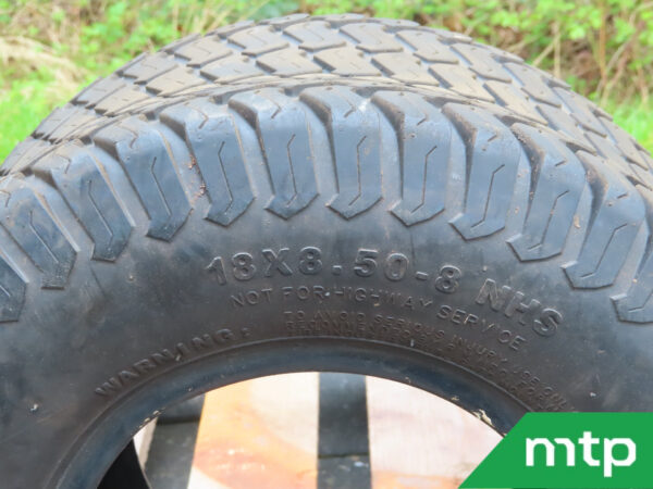 Rasenmäherreifen 18x8.50-8 gebraucht – Bild 3