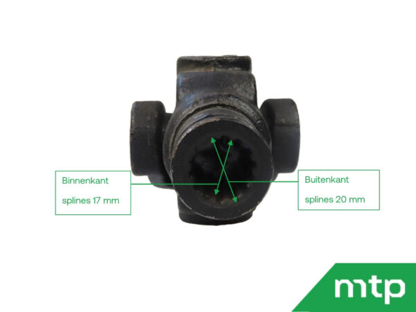 Kreuzgelenk 4wd Vorderachse Kubota B/Bulltra – Bild 3