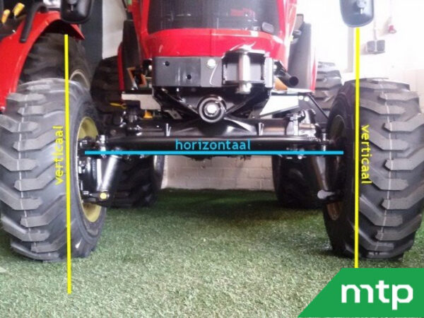 Vorderachsdichtung 4wd vertikal Kubota L/GL groß