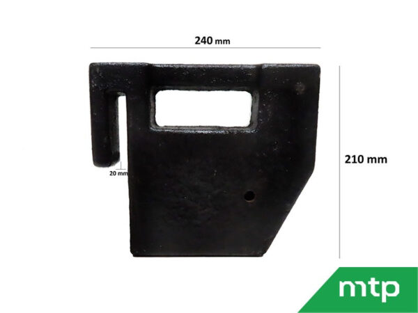 Frontgewicht des Minitraktors 13,5 kg – Bild 4