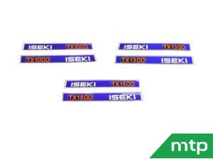 Motorhaubenaufkleber Iseki TX