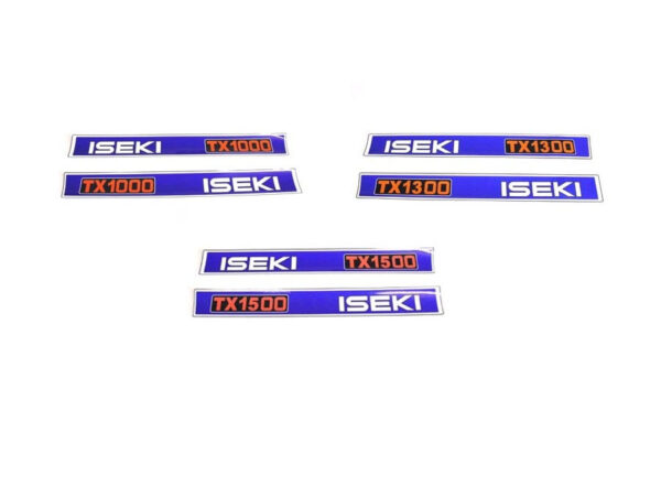 Motorhaubenaufkleber Iseki TX