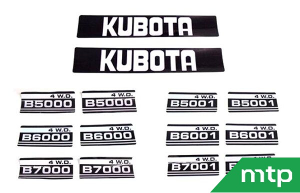 Motorhaubenaufkleber Kubota B
