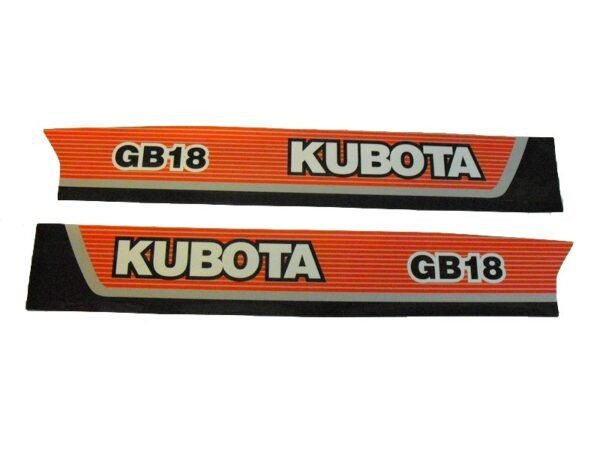 Motorhaubenaufkleber Kubota GB – Bild 3
