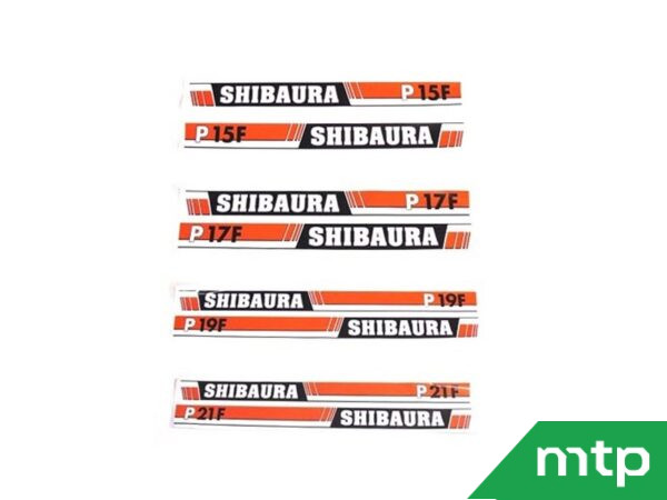 Shibaura P Motorhaubenaufkleber